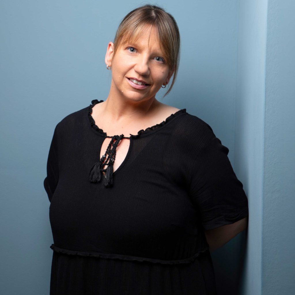 Portrait Frau mit blonden Haaren